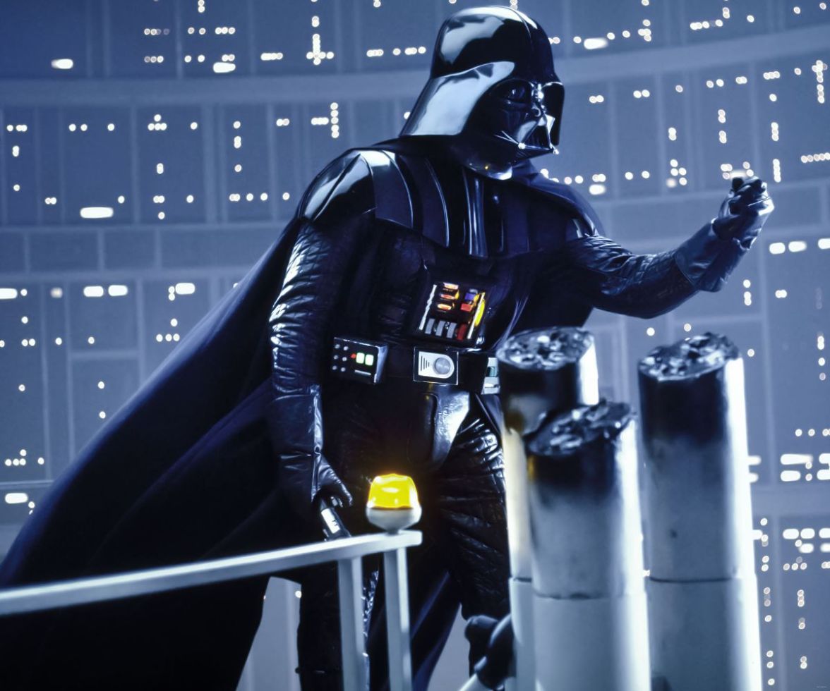 Komar Vlies Fototapete Star Wars Classic Jedi oder Sith 300 x 250 cm