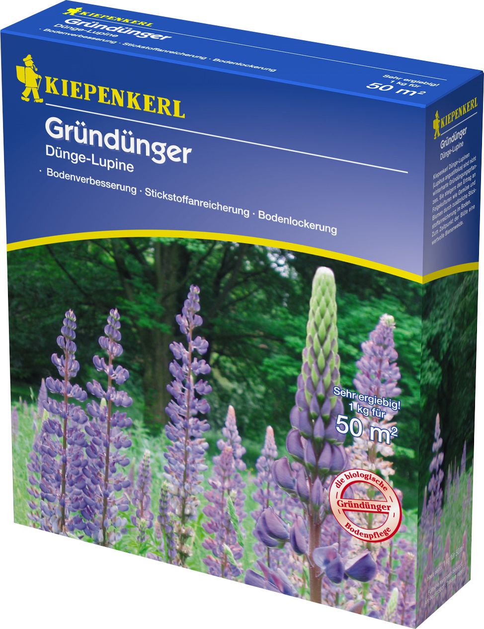 Kiepenkerl Gründünger Düngelupinen Lupinus angustifolius, Inhalt: 1 kg GLO693107780