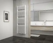Schulte Badheizkörper München Powerpack 177 x 60 cm weiß 1423 Watt Anschluss mittig