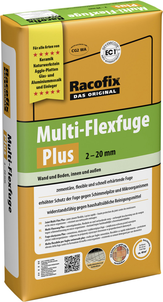 Racofix Multi Flexfuge PLUS 2 - 12 mm anthrazit 12,5 kg