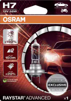 Osram Scheinwerferlampe H7 Raystar Advanced 2.0