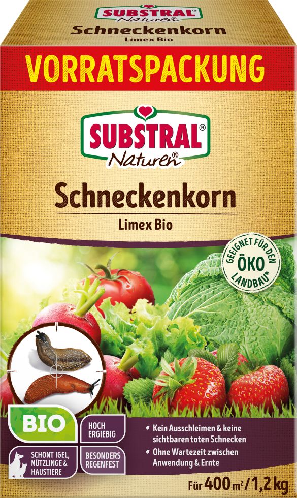 Substral Naturen Schneckenkorn Limex Bio 1,2 kg kaufen Globus Baumarkt
