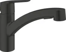 Grohe Quickfix Küchenarmatur START schwarz matt mit Handbrause
