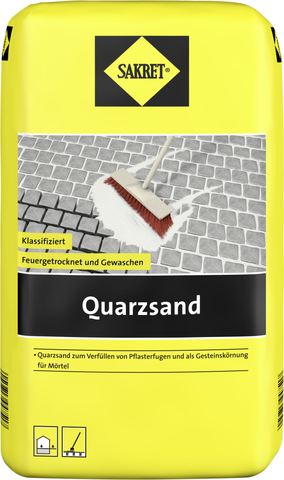 SAKRET Quarzsand 0,1 - 0,5 mm natur 25 kg