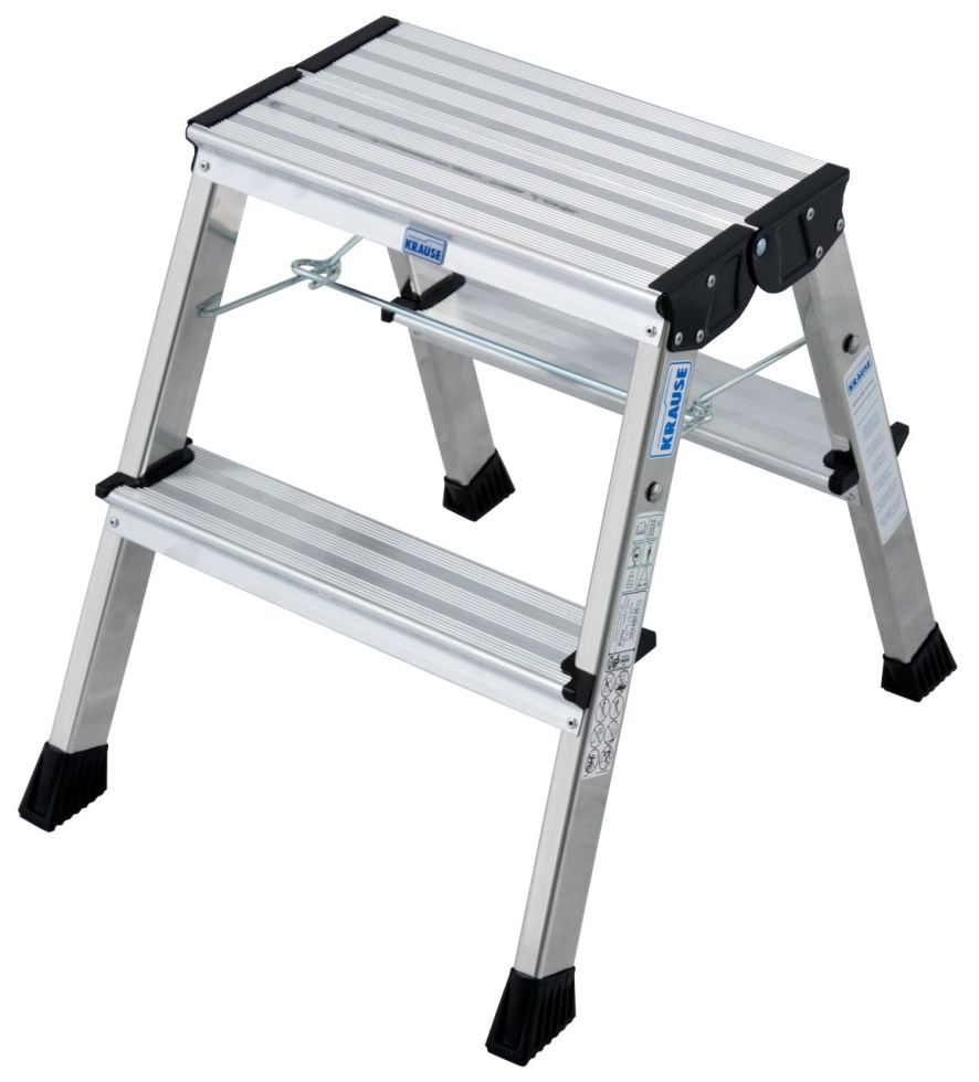 Krause Aluminium-Klapptritt MONTO Rolly 2,45 m