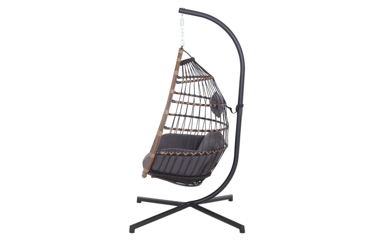 Siena Garden Hängekorb Salerno schwarz natur kaufen Globus Baumarkt