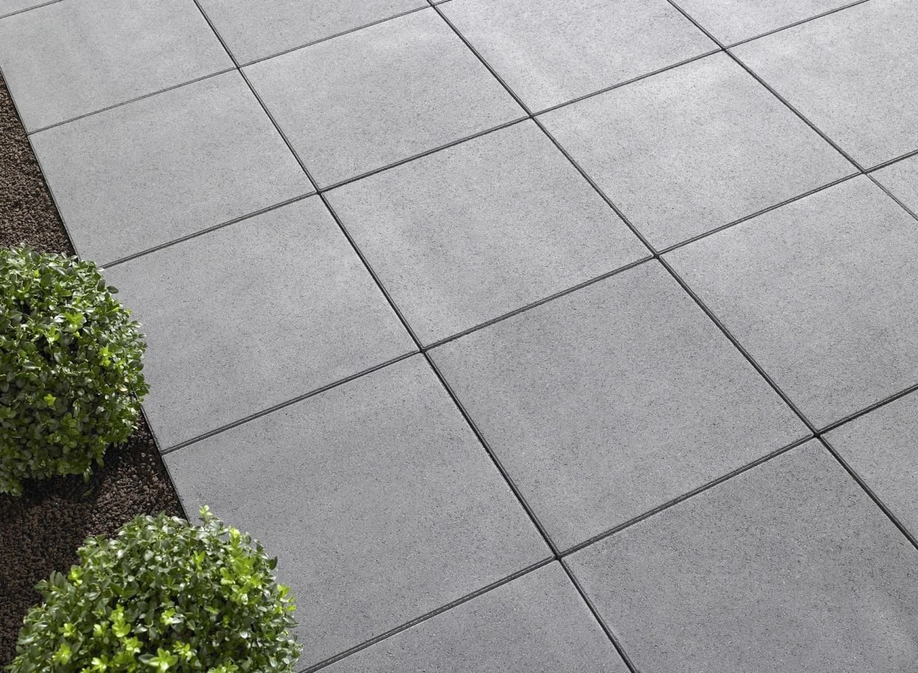 Kann Terrassenplatte Beton 50 x 50 x 5 cm betongrau kaufen Globus