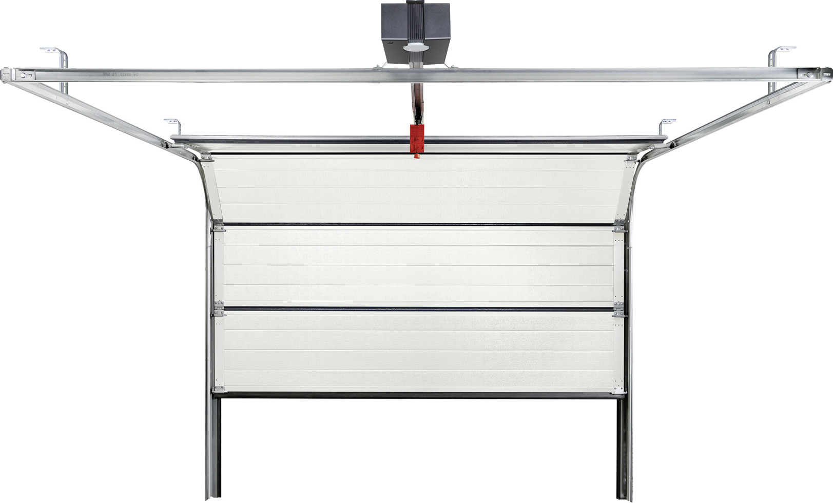 IsoMatic Garagen-Sektionaltor 250 x 212,5 cm reinweiss Inkl. Torantrieb ...