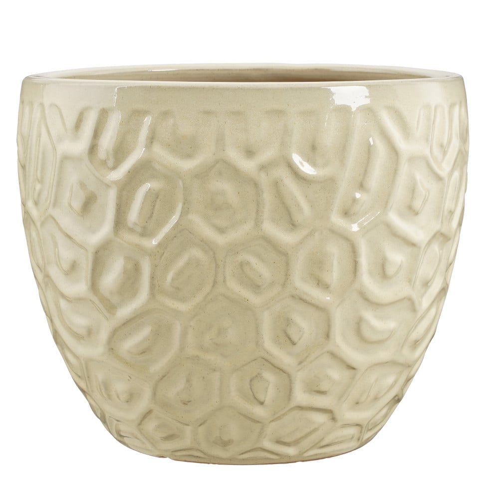 Mica Decorations Übertopf Peto Ton creme Ø 37 x 32 cm GLO692381976