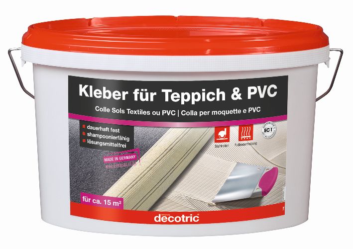 Decotric Kleber für Teppich und PVC 5 kg GLO765350019
