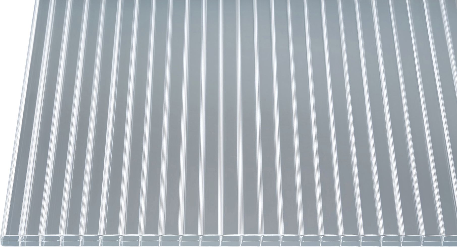 Gutta Polycarbonat-Doppelstegplatte 200 x 98 cm 16 mm klar kaufen ...