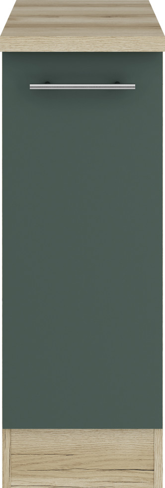 Optifit Unterschrank Savona 405 steingrün/eiche 30 cm