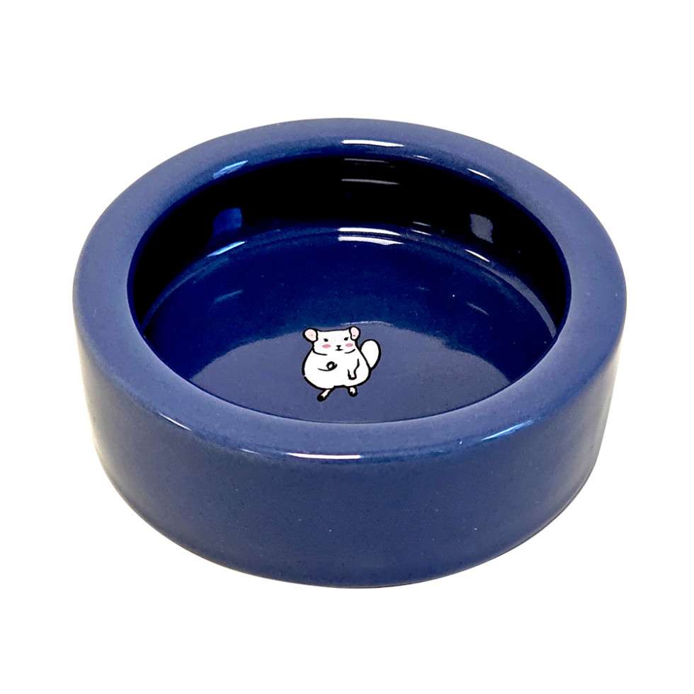 Nobby Futtertrog Keramik Maus Ø 7,5 cm - 60 ml blau