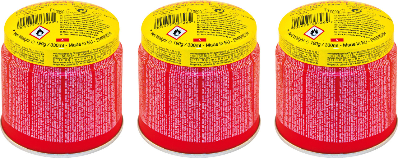 Rothenberger Gaskartusche C 200 ILL System 190 g 3 Stück