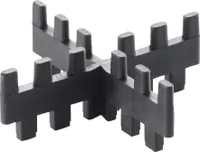 Kann Fugenkreuz für Betonplatten schwarz, 60 x 60 x 20 mm