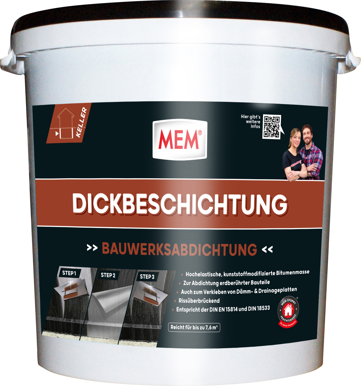 MEM Bitumen Dickbeschichtung 28 l GLO779150112
