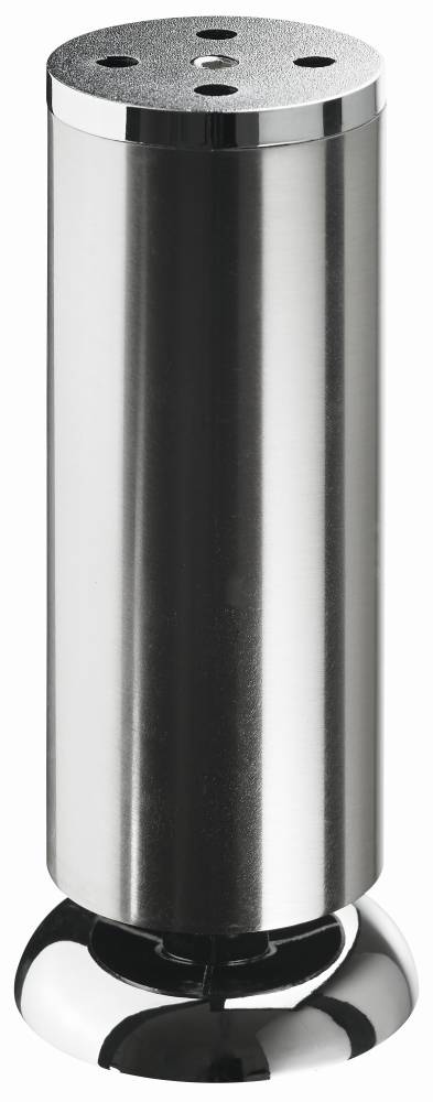 Hettich Möbelfuß Salina Edelstahl-Optik Ø 50 x 150 mm