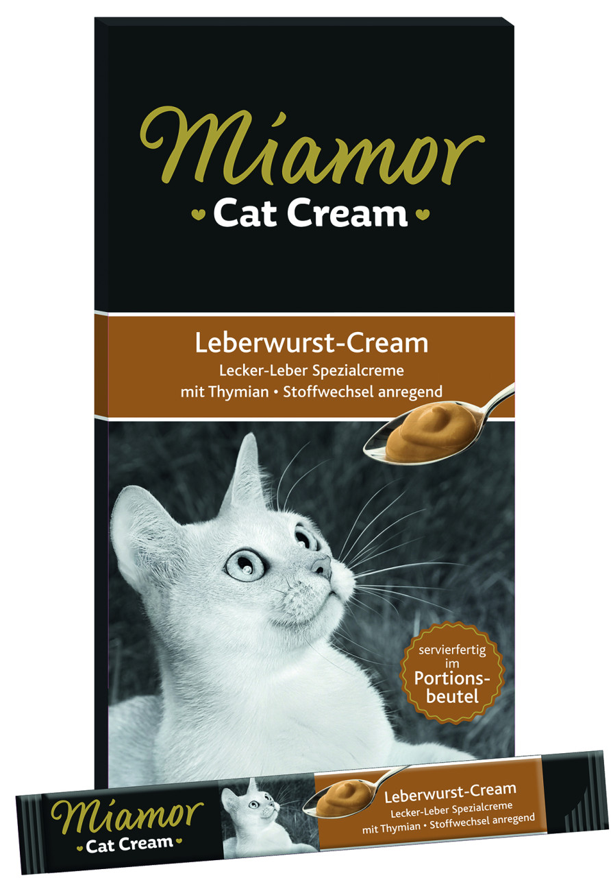 Miamor Cat Snack Leberwurst-Cream 5x15 g 5x15 g GLO629202797