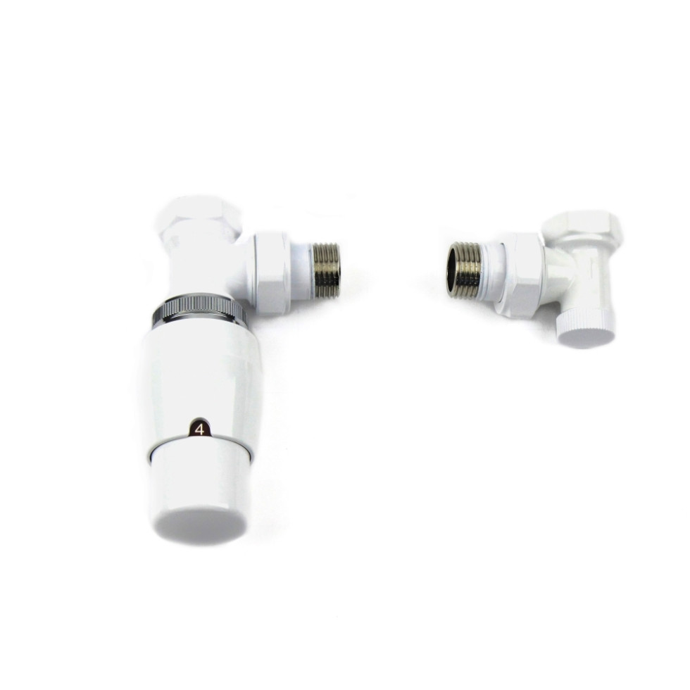 Ximax Heizkörperthermostat-Set Elegant Eck-Ausführung 15 mm weiß