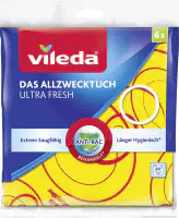 Vileda Allzwecktuch 3D 6-er Pack, 34 x 34 cm