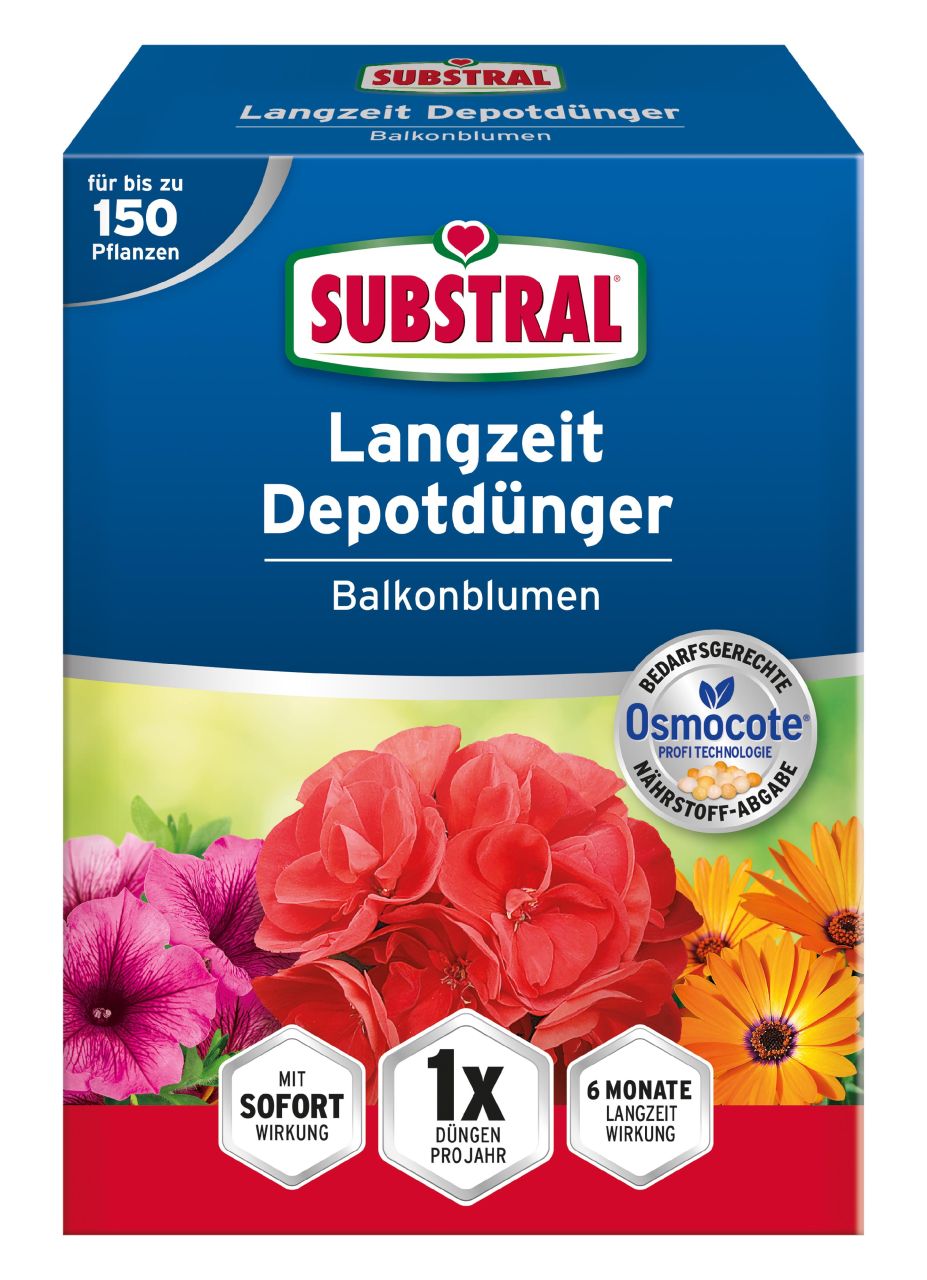 Substral Langzeit Depotdünger Balkonblumen 1,5 kg GLO688301532