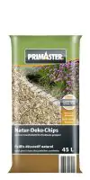 Primaster Naturbelassene Holzchips 45 L natur