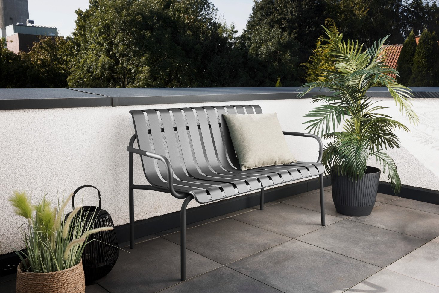 Primaster Gartenbank Matera 2Sitzer inkl. Auflage kaufen Globus Baumarkt