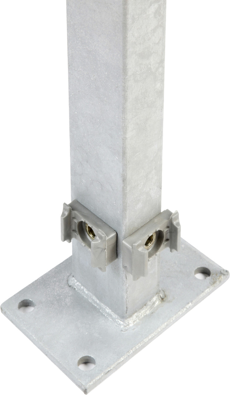 Floraworld Zauneckpfosten Comfort 189,3 x 6 x 4 cm feuerverzinkt