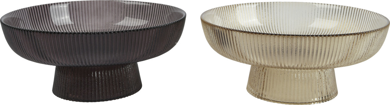 Schale Glas Ø 26 x 11 cm