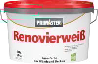 Primaster Renovierweiß Wandfarbe konservierungsmittelfrei 10 L