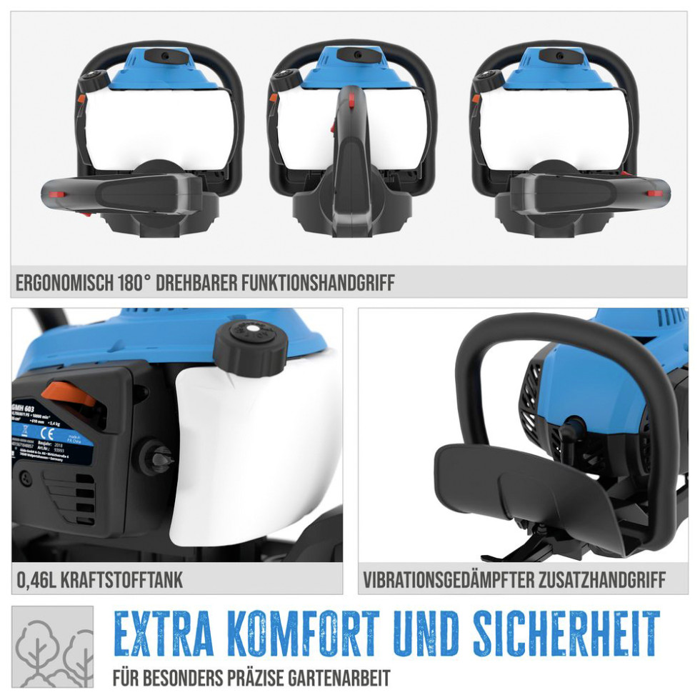Güde BenzinHeckenschere GMH 603 61,5 cm Schnittlänge kaufen Globus