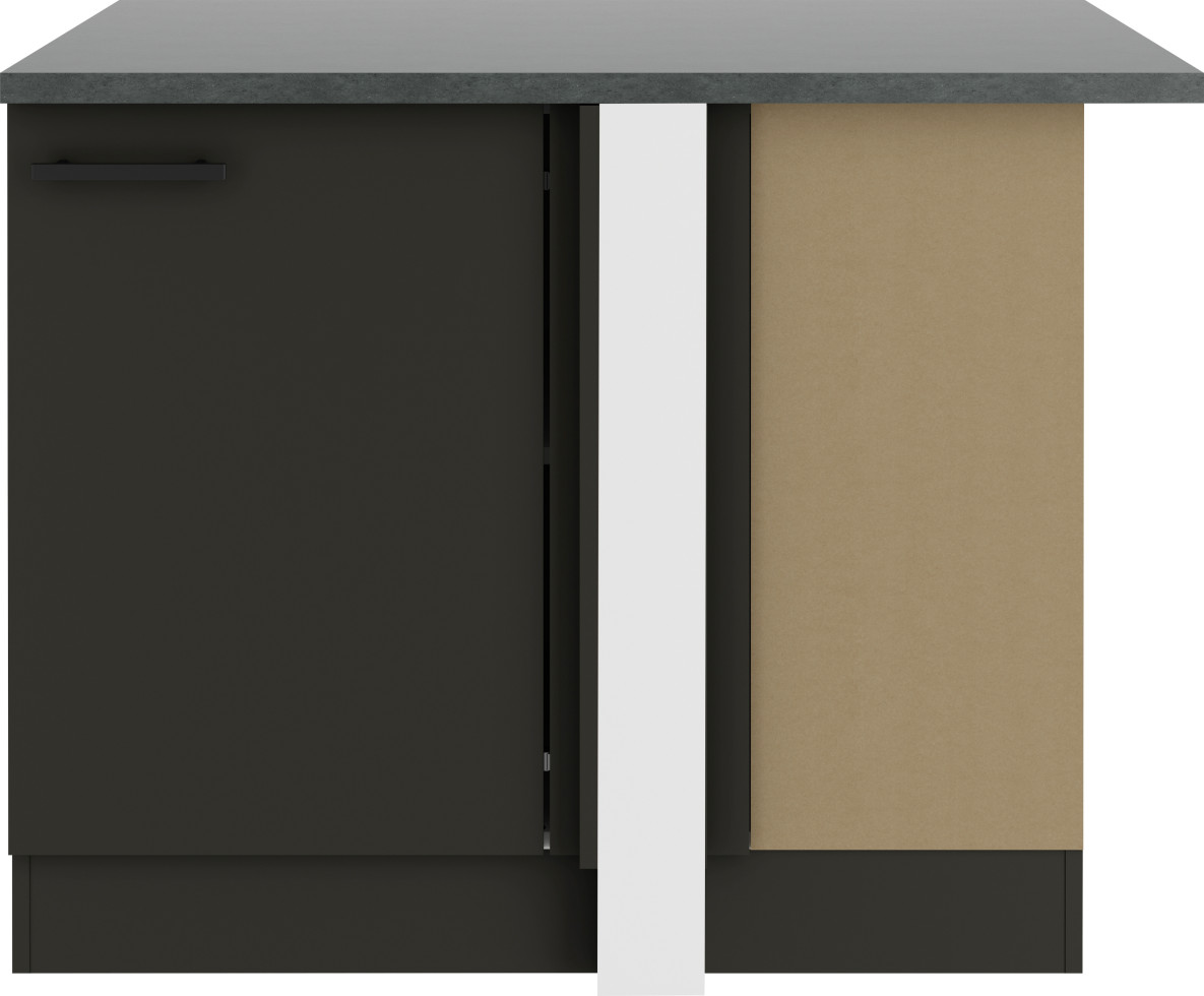 Optifit Eckunterschrank Madrid 420 anthrazit matt 110 cm