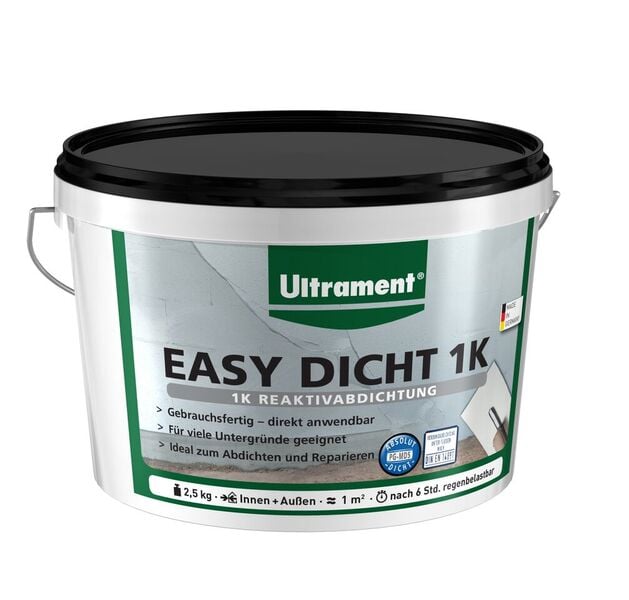 Ultrament Easy Dicht 1K 2,5 kg GLO779150727