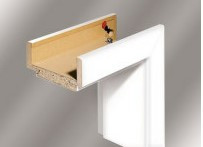 Borne Zarge CPL weiß 98,5 cm DIN rechts