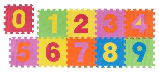 Weitere Puzzle-Teppich 10-teilig, Zahlen, 30 x 30 x 1 cm GLO795800454