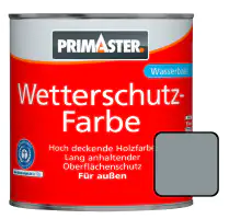 Primaster Wetterschutzfarbe 750 ml silbergrau