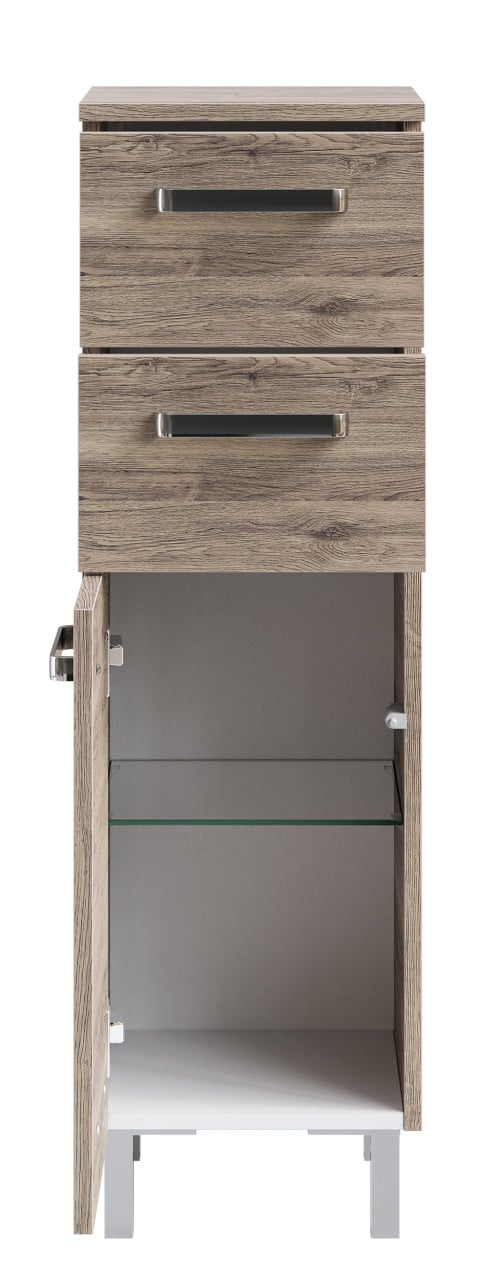 Pelipal Midischrank Offenbach 100,5 x 30 x 33 cm Badezimmerschrank Badschrank - Bild 2 von 6