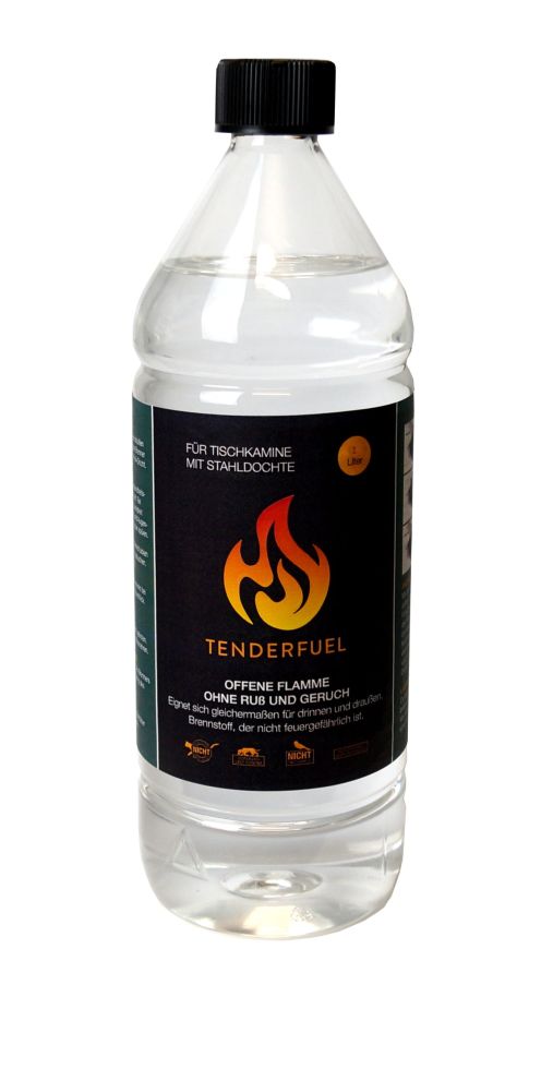 Tenderflame Sicherheitsbrennstoff Tenderfuel 1 L, für Tisch/Terrassenfeuer