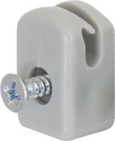 Alberts Spanndrahthalter mit Schraube grau 10 Stk.