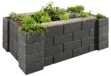 Kann Hochbeet-Set 2 Garten 230 x 150 x 85 cm anthrazit