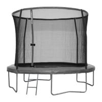 Sportspower Trampolin mit Sicherheitsnetz und Leiter anthrazit Ø 366 cm