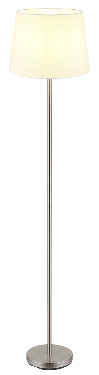 Globo Stehleuchte Joris 151 cm nickel matt