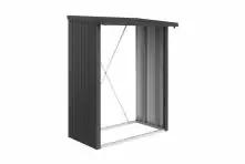 Biohort Kaminholzregal Woodstock 150 157 x 102 x 199 cm dunkelgrau