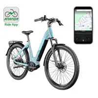 Zündapp E-Bike Trekking X850 Tiefeinsteiger 27,5 Zoll 7-Gang 550 Wh seeblau 