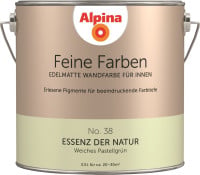 Alpina Feine Farben Wandfarbe No. 38 Essenz der Natur - weiches pastellgrün 2,5 L