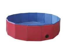 Nobby Hundepool rot Ø 80 x 20 cm