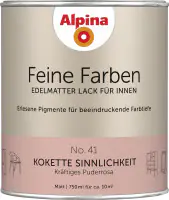 Alpina Feine Farben Lack No. 41 Kokette Sinnlichkeit - puderrosa 750 ml