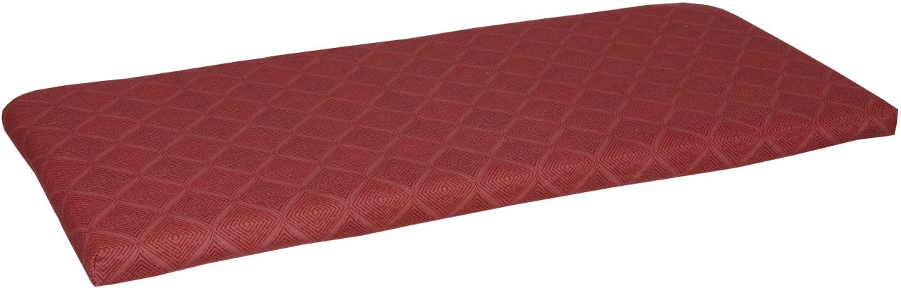 GO-DE Bankauflage Malta 107 x 47 x 6 cm rot