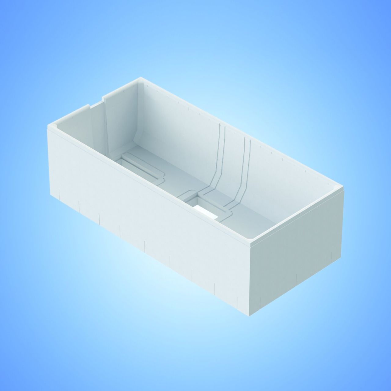 Ottofond Wannenträger Madera 1770 x 770 mm GLO782040658