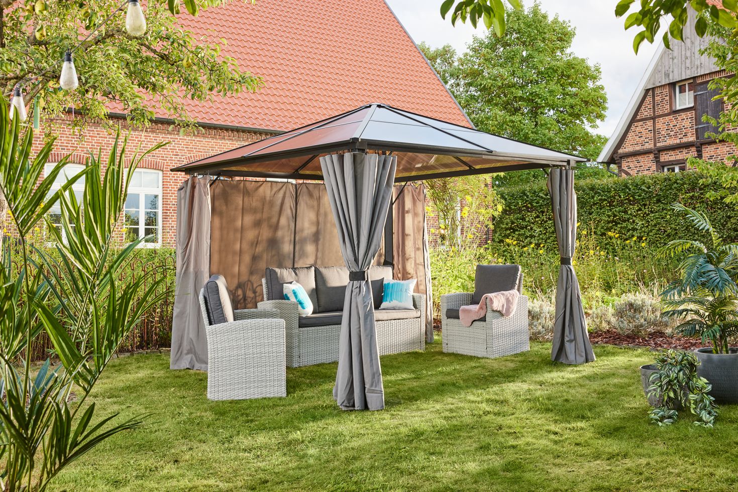 Primaster Pavillon Boston 295 x 295 cm kaufen Globus Baumarkt